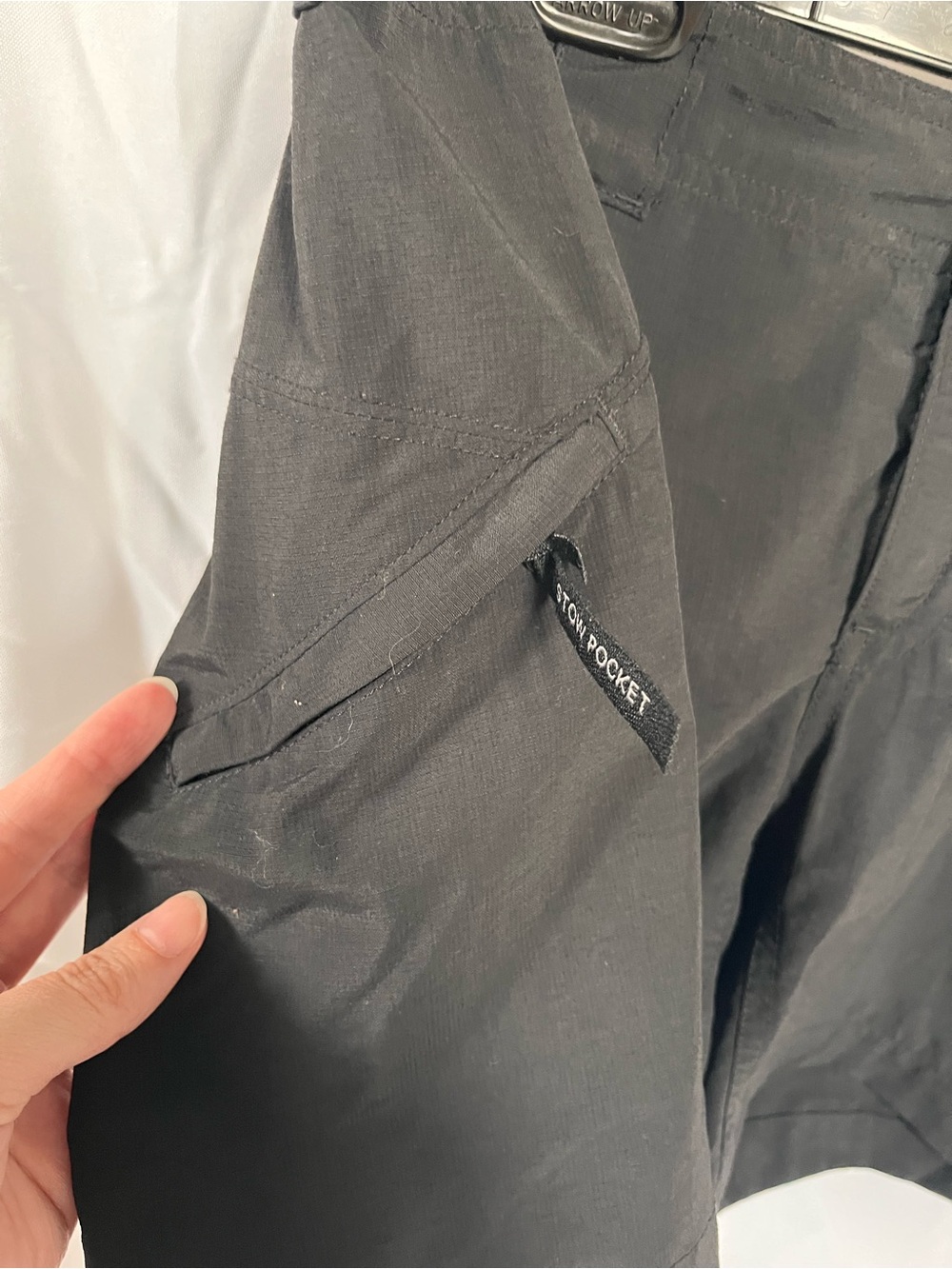 The North Face Men's Black Hybrid Trail Shorts - Picture 2 of 10